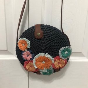 Floral crossbody